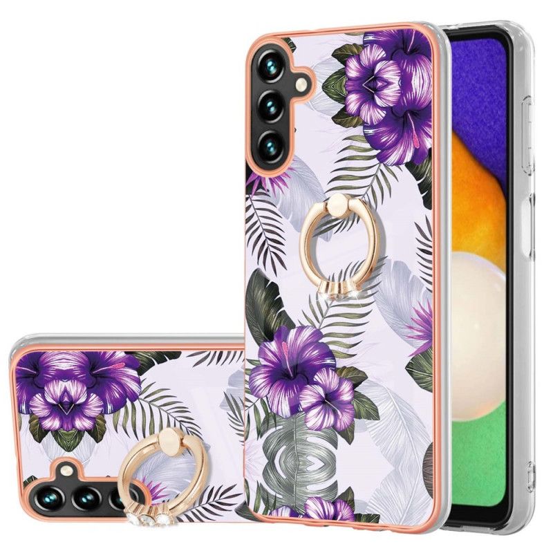 Hülle Samsung Galaxy A13 5g Ringhalter Blumen