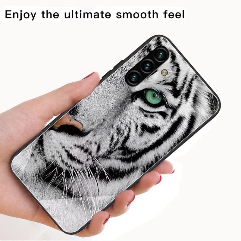 Hülle Samsung Galaxy A13 5g Tiger Aus Gehärtetem Glas