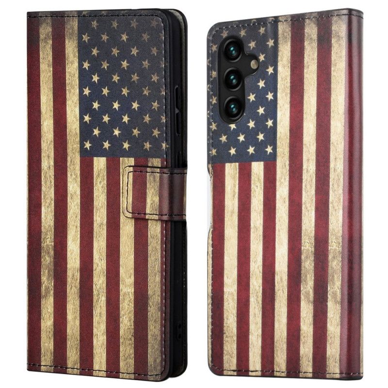 Lederhüllen Für Samsung Galaxy A13 5g Amerikanische Flagge
