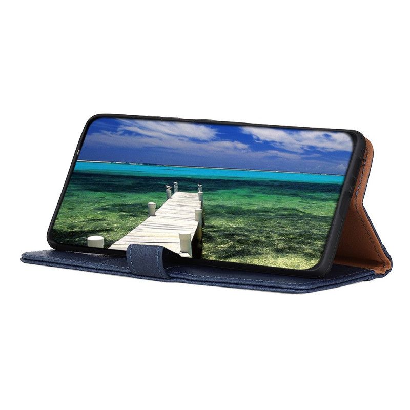 Lederhüllen Für Samsung Galaxy A13 5g Kunstleder Im Nashorn-stil