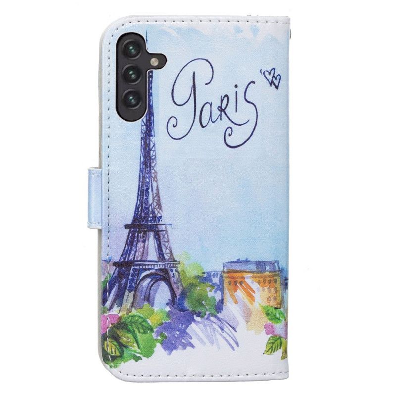 Lederhüllen Für Samsung Galaxy A13 5g Malerei Paris