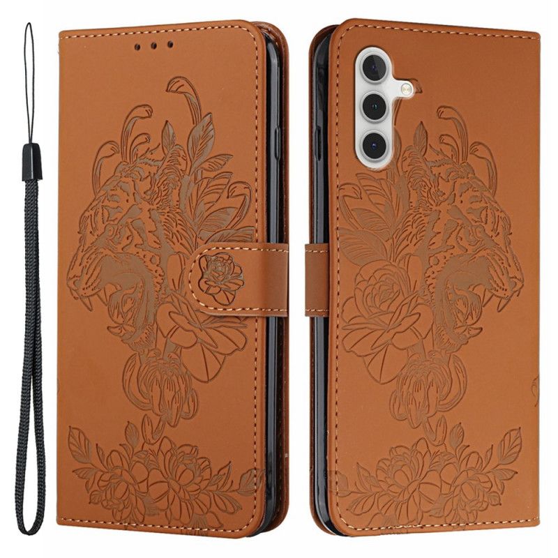 Lederhüllen Für Samsung Galaxy A13 5g Tiger-barockband