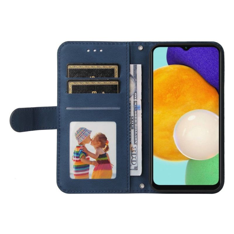 Lederhüllen Samsung Galaxy A13 5g Handyhülle Niete Und Riemen Aus Kunstleder