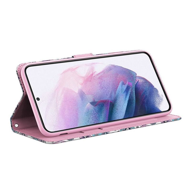 Lederhüllen Samsung Galaxy A13 5g Handyhülle Rosa Baum