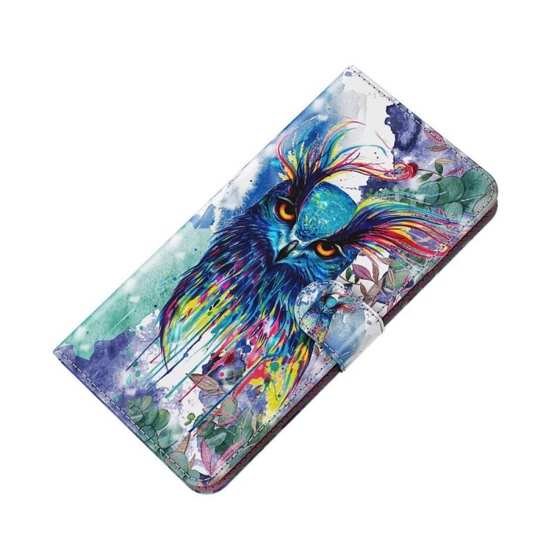 Lederhüllen Samsung Galaxy A13 5g Handyhülle Vogel Aquarell