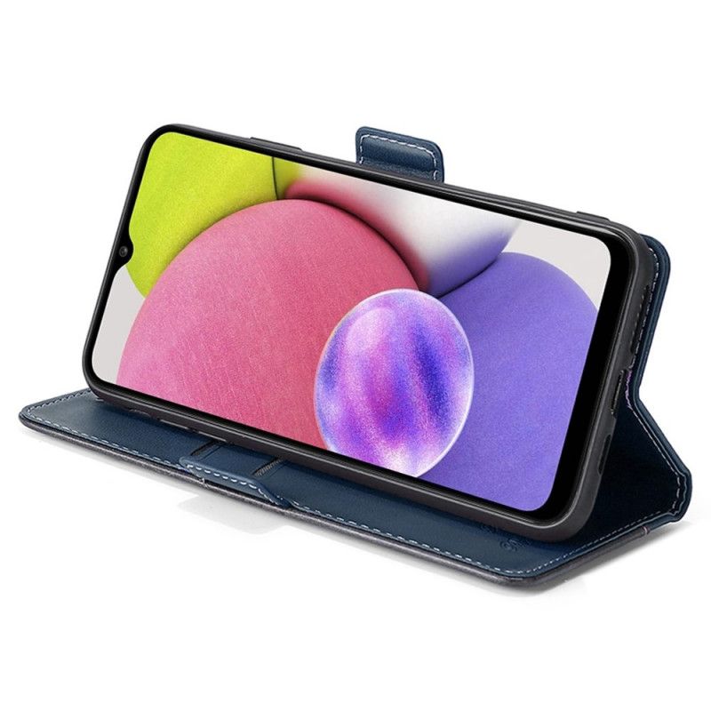 Lederhüllen Samsung Galaxy A13 5g Zweifarbiges Kunstleder