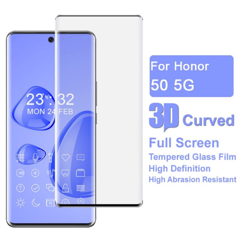 Displayschutzfolie Aus Gehärtetem Glas Mit Schwarzem Rand Huawei Nova 9 / Honor 50