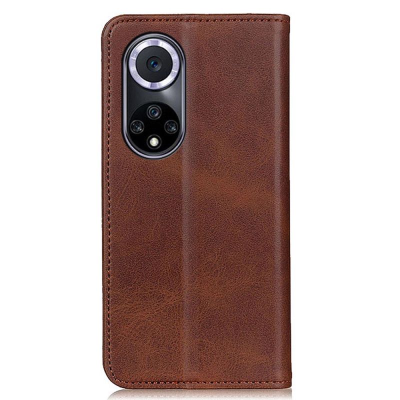 Flip Case Huawei Nova 9 / Honor 50 Handyhülle Spaltleder Eleganz