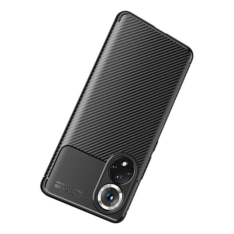 Hülle Huawei Nova 9 / Honor 50 Struktur Aus Flexibler Kohlefaser