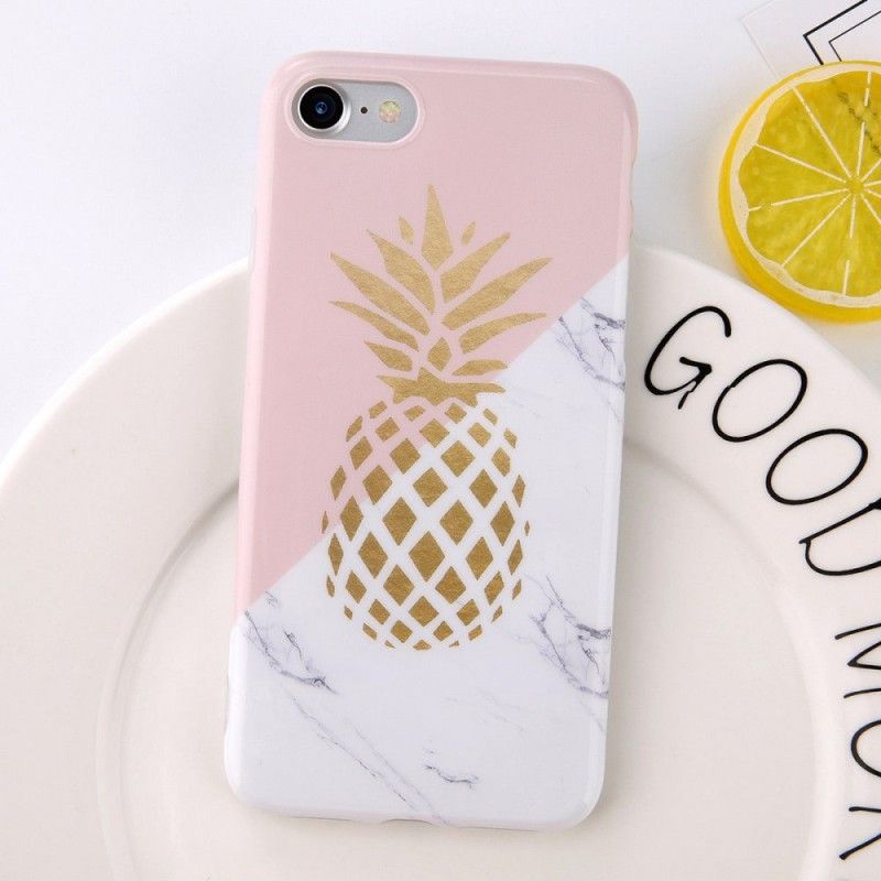 Hülle Für iPhone 6 / 6S Marmorierte Ananas