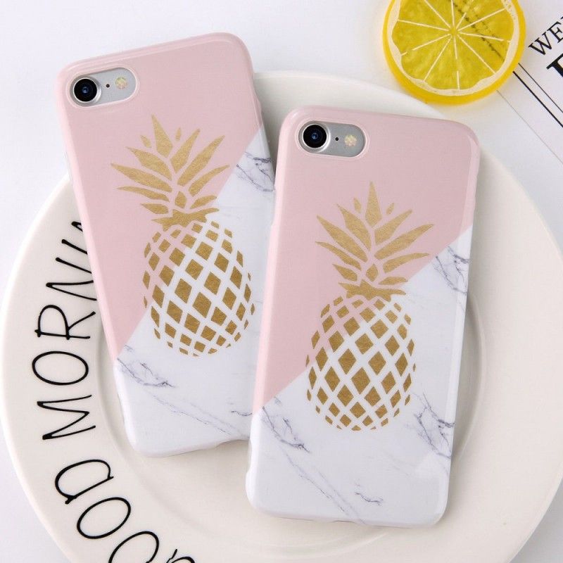 Hülle Für iPhone 6 / 6S Marmorierte Ananas