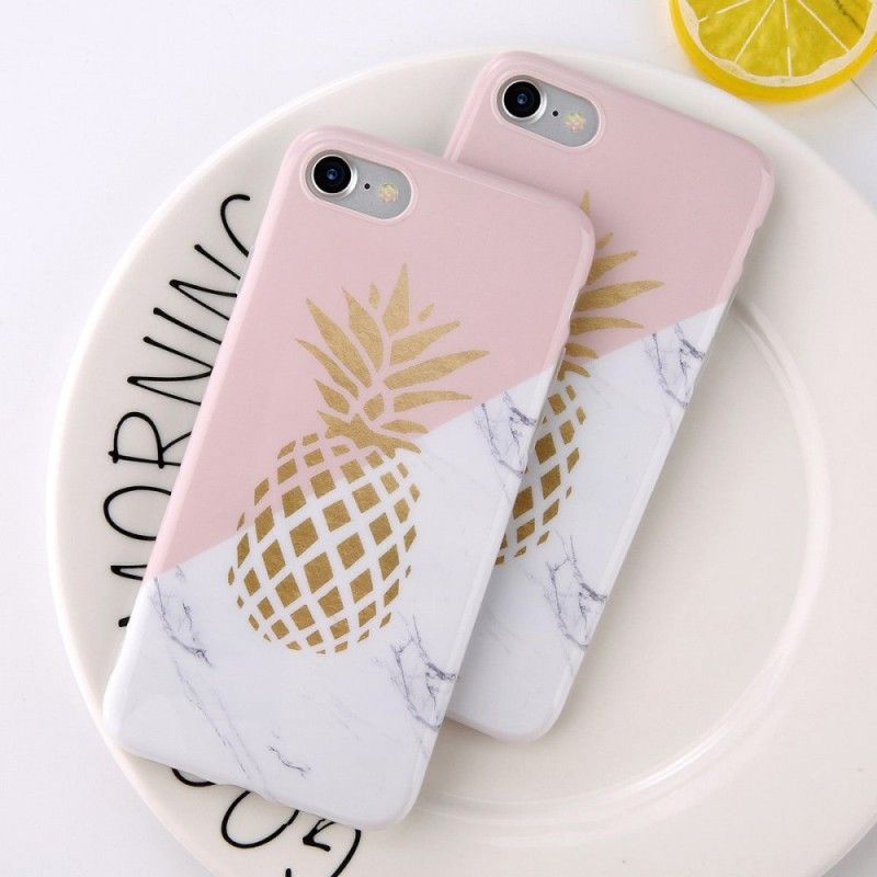 Hülle Für iPhone 6 / 6S Marmorierte Ananas