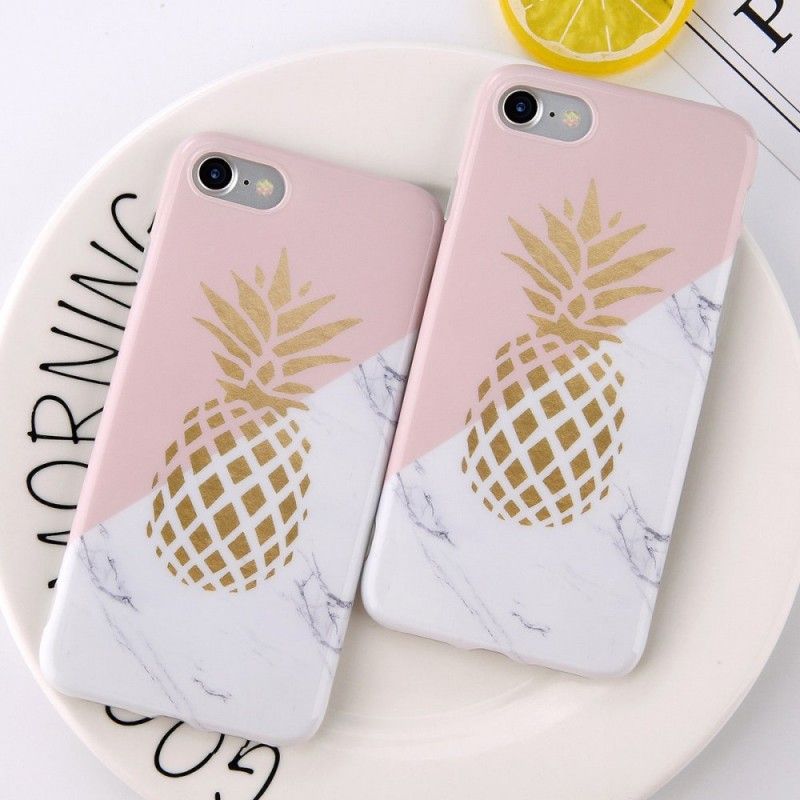 Hülle Für iPhone 6 / 6S Marmorierte Ananas