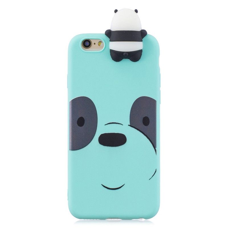 Hülle Für iPhone 6 / 6S Schwarz Eric Der 3D-Panda