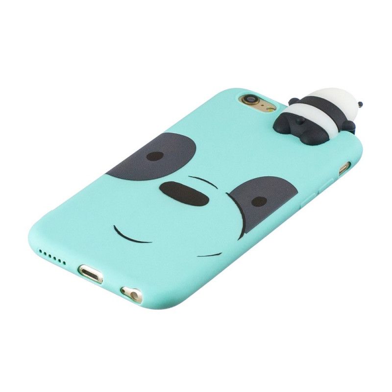 Hülle Für iPhone 6 / 6S Schwarz Eric Der 3D-Panda