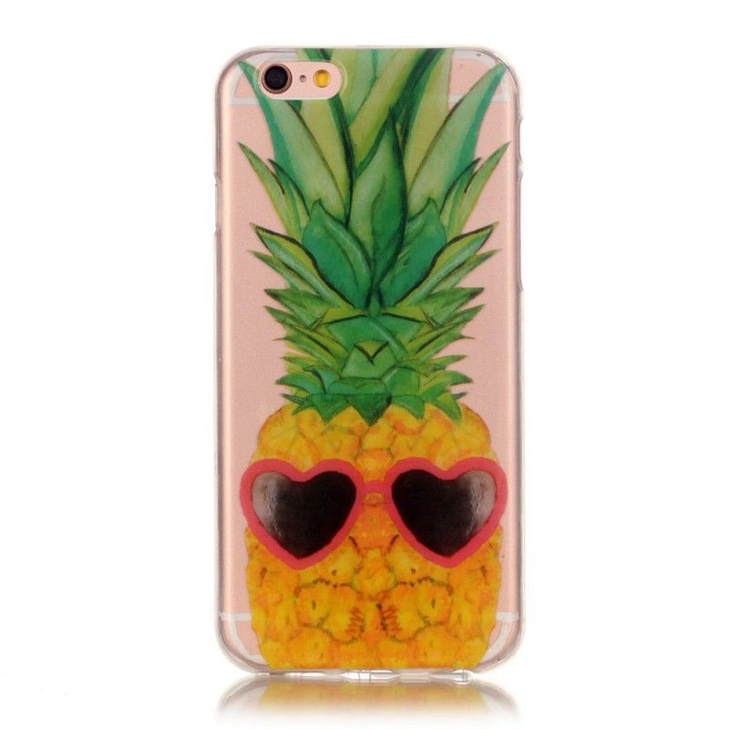 Hülle Für iPhone 6 / 6S Transparente Inkognito Ananas