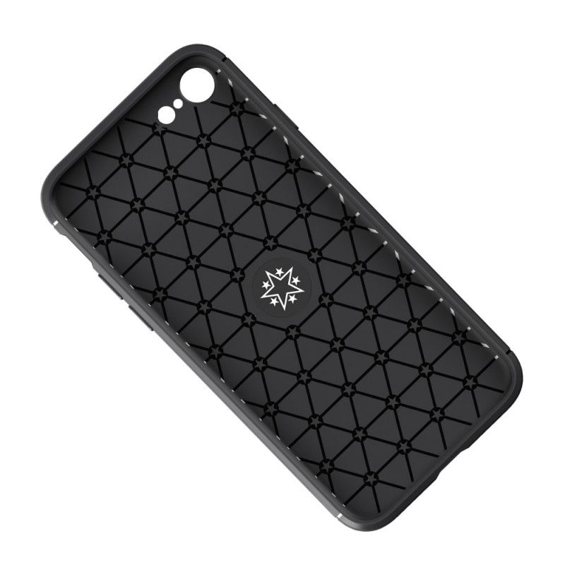 Hülle iPhone 6 / 6S Schwarz Magnetischer Drehring