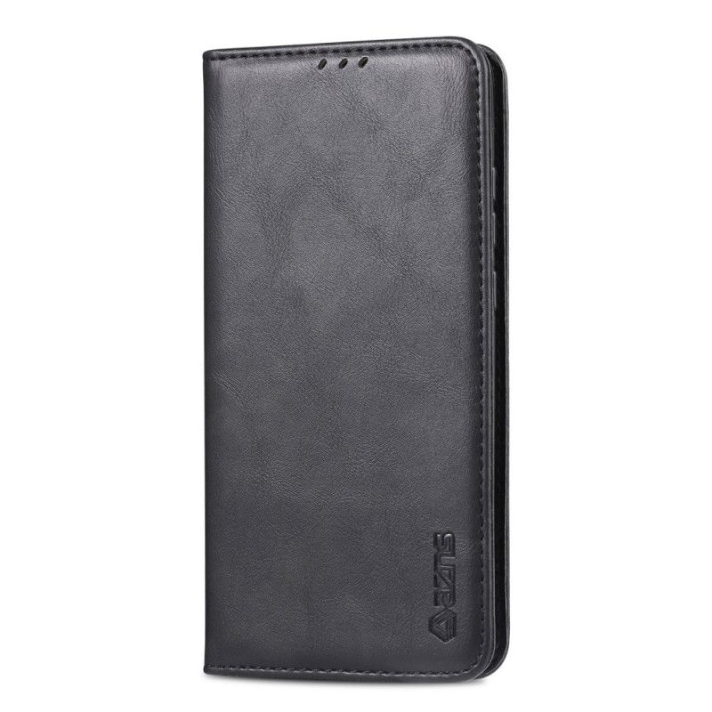 Flip Case Huawei Y6 2019 Schwarz Azns Kunstleder