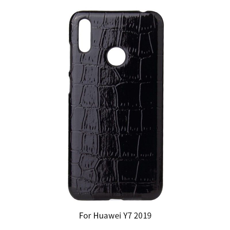 Hülle Für Huawei Y6 2019 Krokodilhauteffekt
