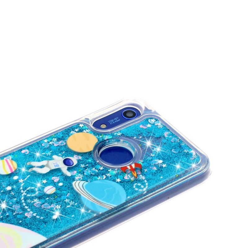 Hülle Huawei Y6 2019 Glitzerastronaut