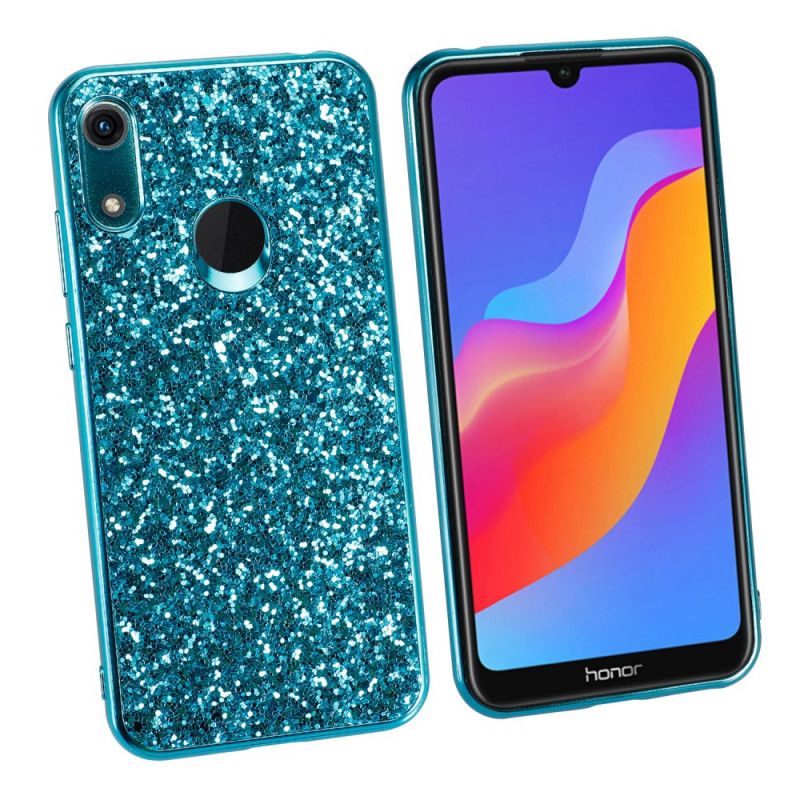 Hülle Huawei Y6 2019 Rot Premium Glitter