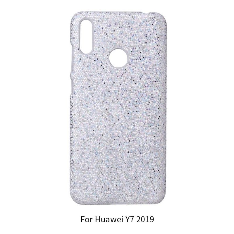 Hülle Huawei Y6 2019 Schwarz Pailletten