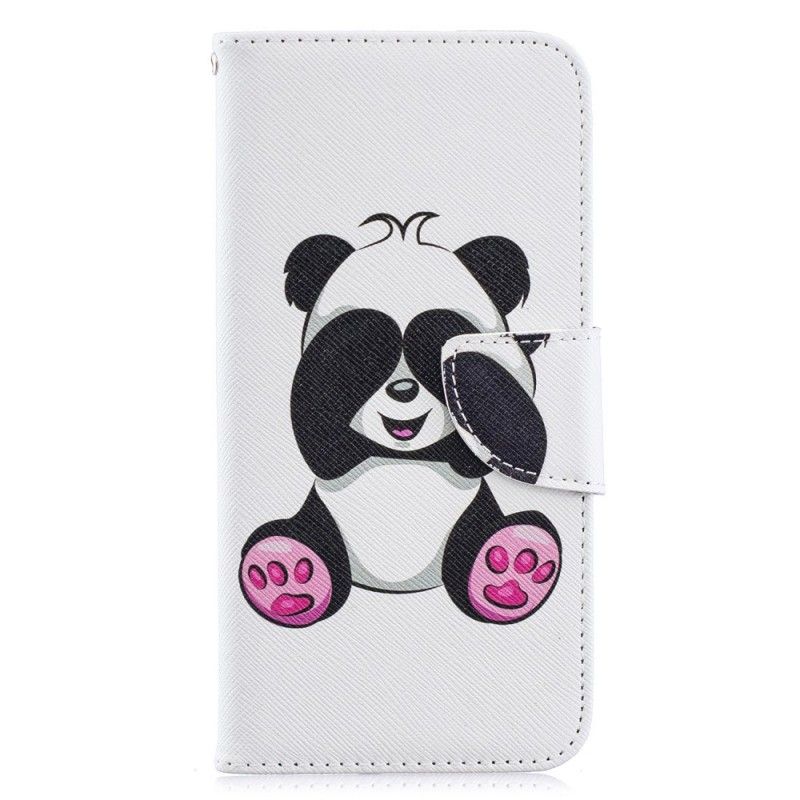 Lederhüllen Für Huawei Y6 2019 Lustiger Panda