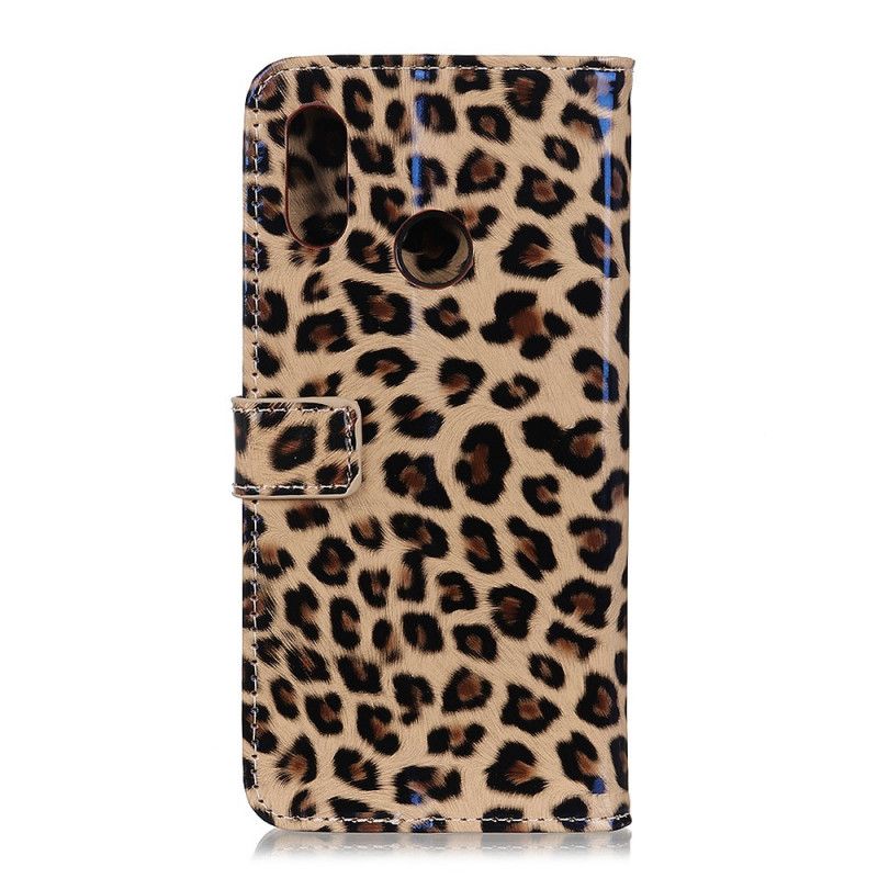 Lederhüllen Huawei Y6 2019 Leopard