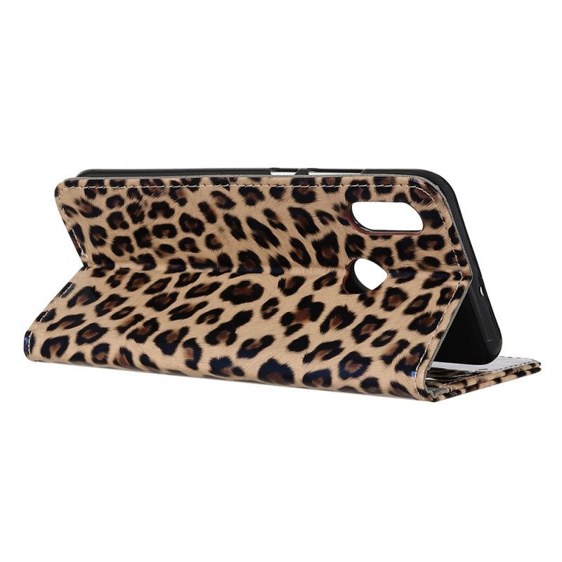 Lederhüllen Huawei Y6 2019 Leopard