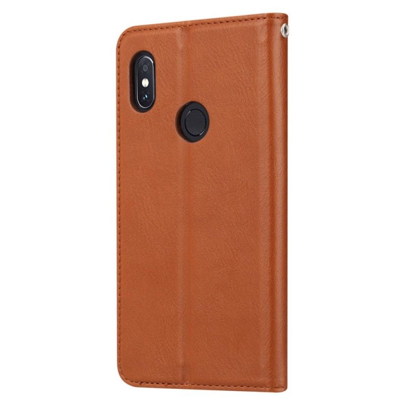 Flip Case Huawei P Smart Plus Schwarz Kartenhalter Aus Kunstleder