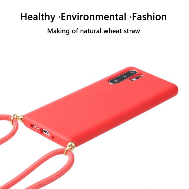 Huawei P30 Pro Silikonhülle Mit Farbigem Kabel