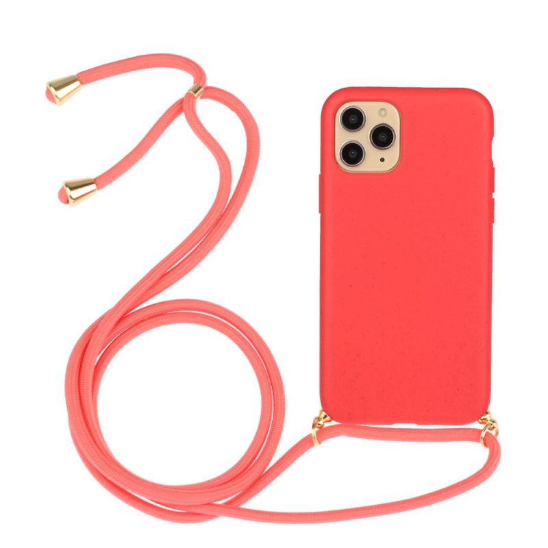 Iphone 11 Pro Silikonhülle Mit Farbigem Kabel