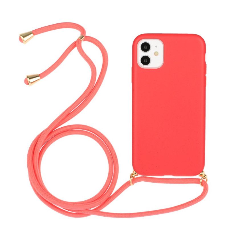 Iphone 11 Silikonhülle Mit Farbigem Kabel