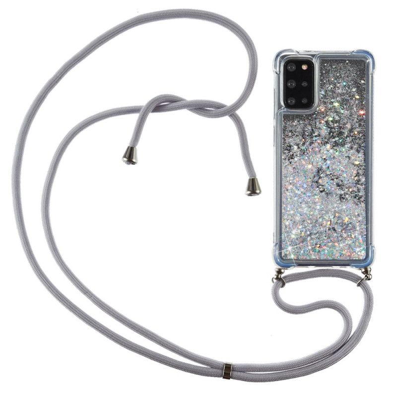 Samsung Galaxy S20 Plus / S20 Plus 5G Glitzertasche Mit Kabel