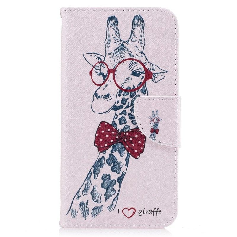 Lederhüllen Samsung Galaxy XCover 4S / 4 Nerd-Giraffe