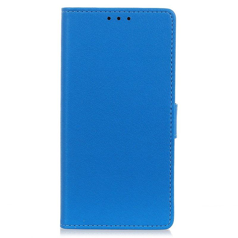 Flip Case Für Honor Magic 5 Lite Klassisches Kunstleder