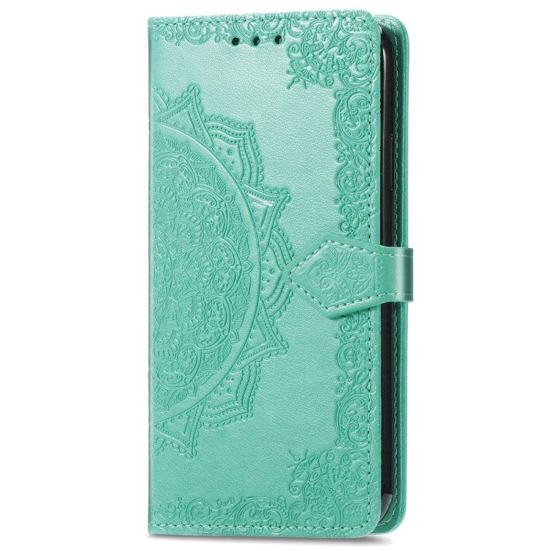 Flip Case Für Samsung Galaxy A14 / A14 5G Vintage-mandala