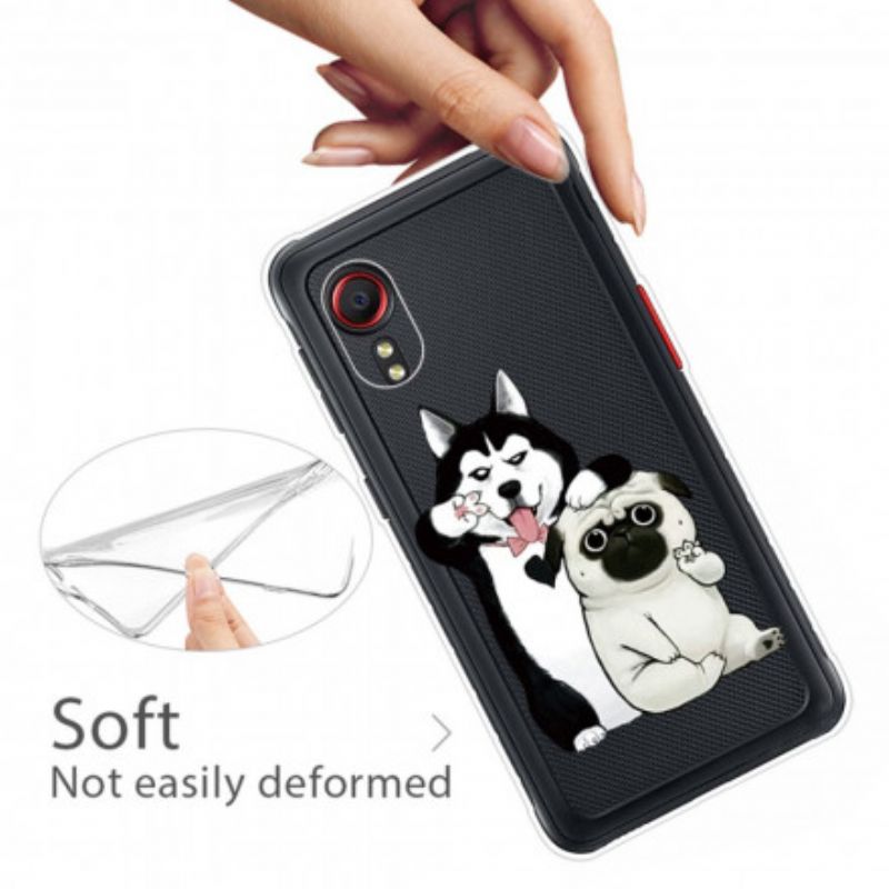 Hülle Für Samsung Galaxy Xcover 5 Lustige Hunde