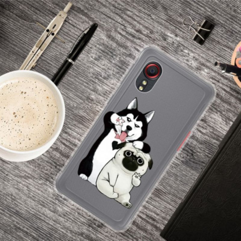 Hülle Für Samsung Galaxy Xcover 5 Lustige Hunde