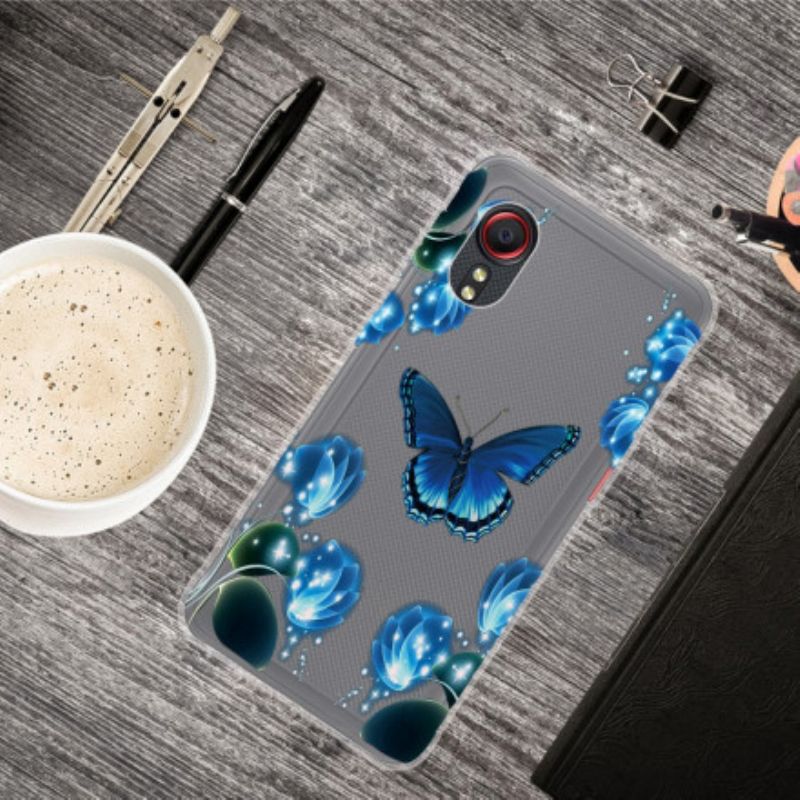 Hülle Für Samsung Galaxy Xcover 5 Luxus-schmetterling