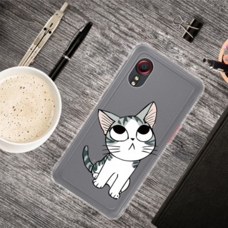 Hülle Für Samsung Galaxy Xcover 5 Schöne Katze