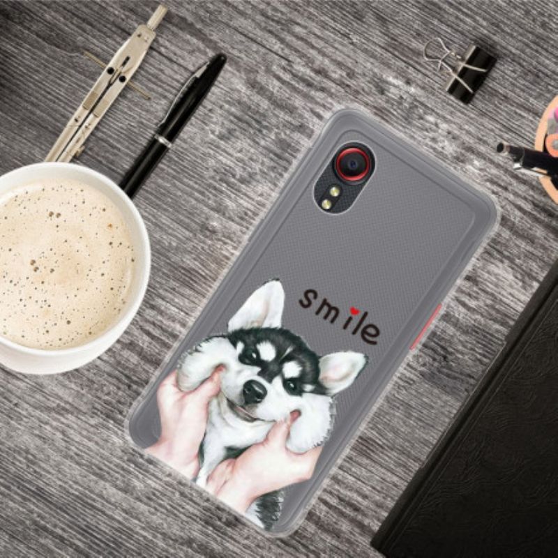 Hülle Samsung Galaxy Xcover 5 Lächelnder Hund