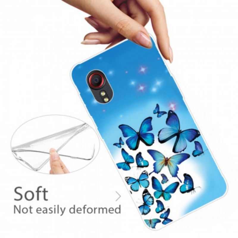 Hülle Samsung Galaxy Xcover 5 Schmetterlinge Schmetterlinge