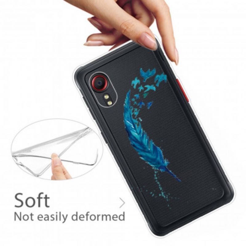 Hülle Samsung Galaxy Xcover 5 Schöne Feder