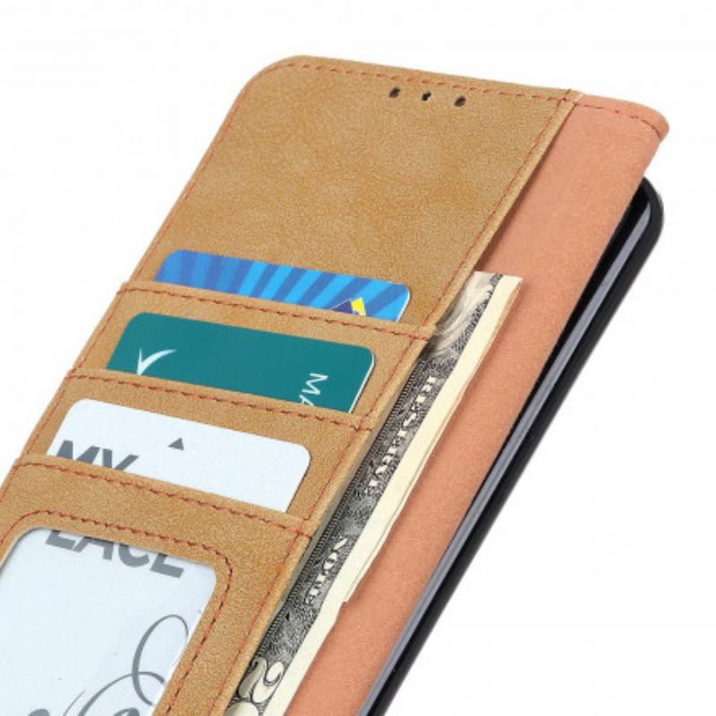 Lederhüllen Für Samsung Galaxy Xcover 5 Kunstleder Split Retro Khazneh