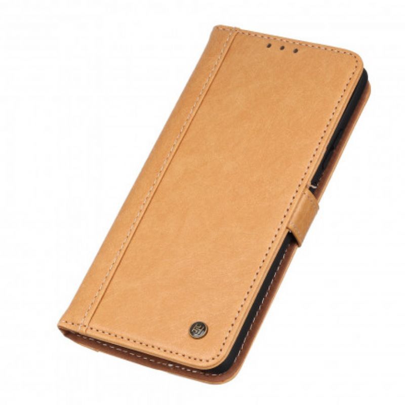 Lederhüllen Samsung Galaxy Xcover 5 Handyhülle Kunstleder Im Nashorn-stil