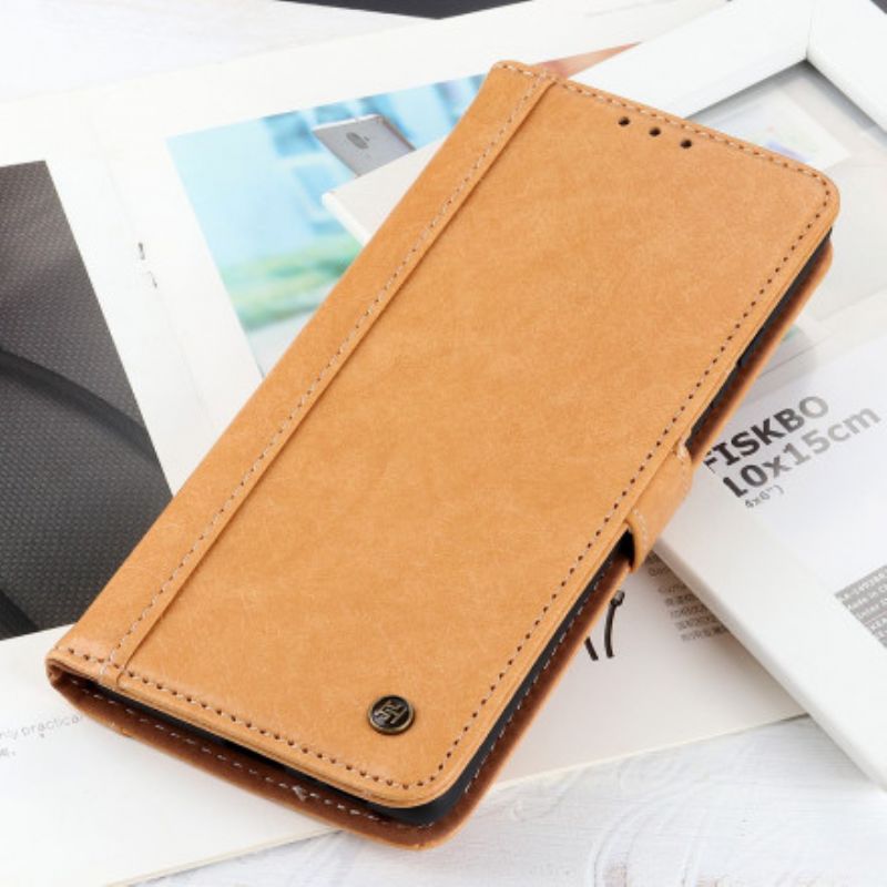 Lederhüllen Samsung Galaxy Xcover 5 Handyhülle Kunstleder Im Nashorn-stil