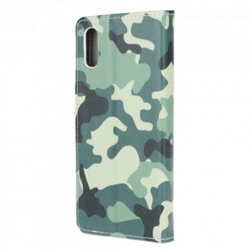 Lederhüllen Samsung Galaxy Xcover 5 Handyhülle Militärische Tarnung