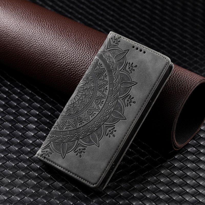 Flip Case Xiaomi Redmi Note 14 4g Mandala-wildlederoptik