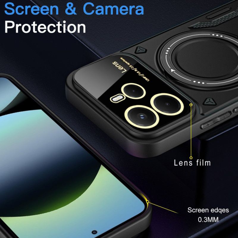 Hülle Xiaomi Redmi Note 14 4g Handyhülle Magnetisch Drehbar Stand